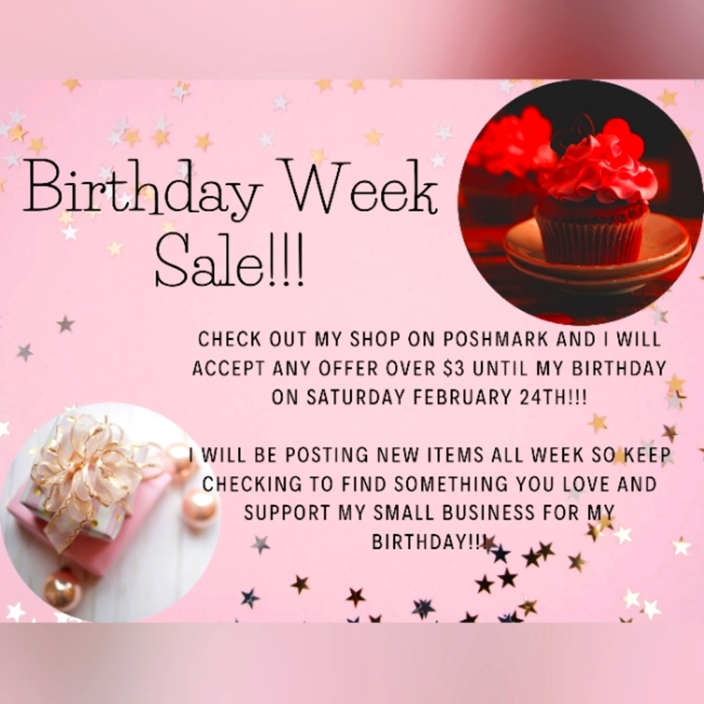 Birthday week sale all offers accepted